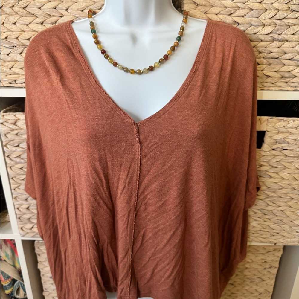 Bordeaux Women's Terracotta Blouse